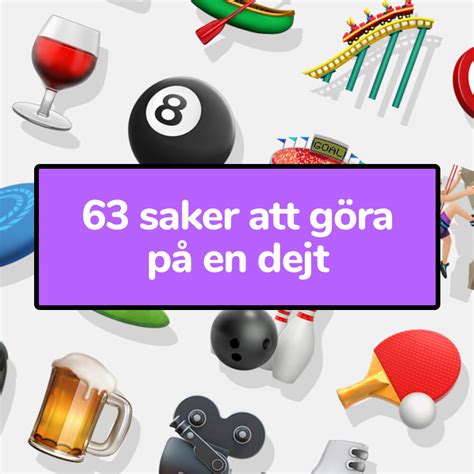 dejt aktiviteter|36 saker att göra på en dejt